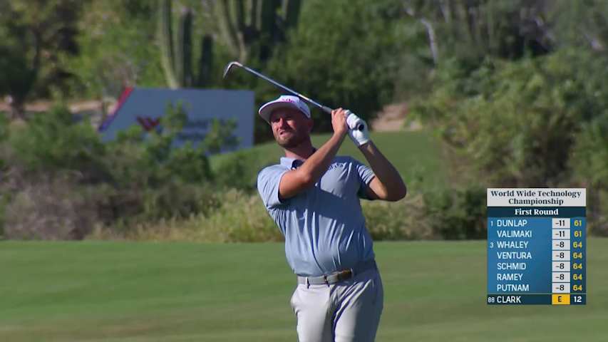 Wyndham Clark makes birdie on No. 13 at World Wide Technology