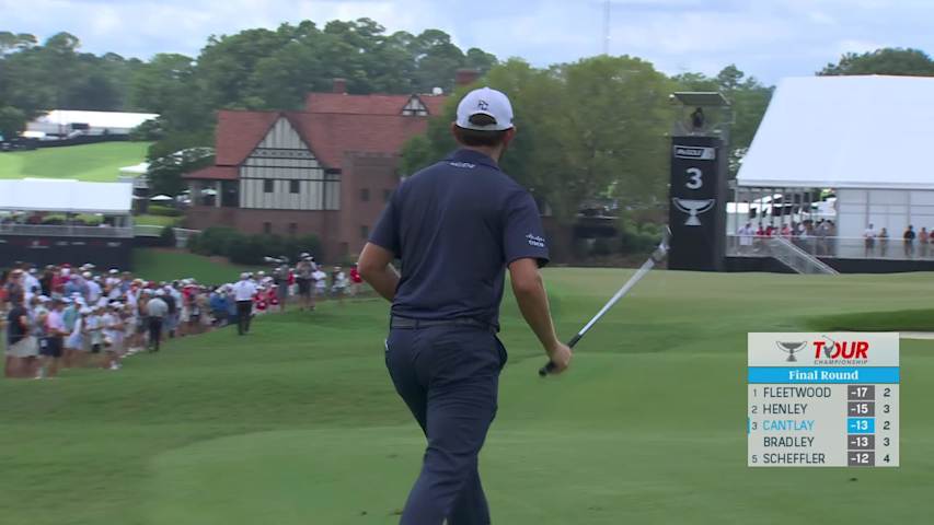 Patrick Cantlay makes birdie on No. 3 at TOUR Championship