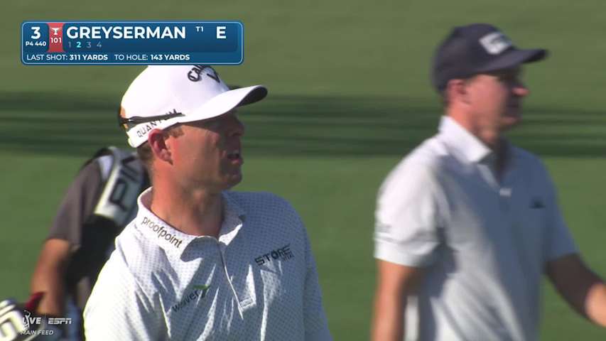 Max Greyserman hits 144-yard approach to 4 feet, sets up birdie on No. 3 at Arnold Palmer