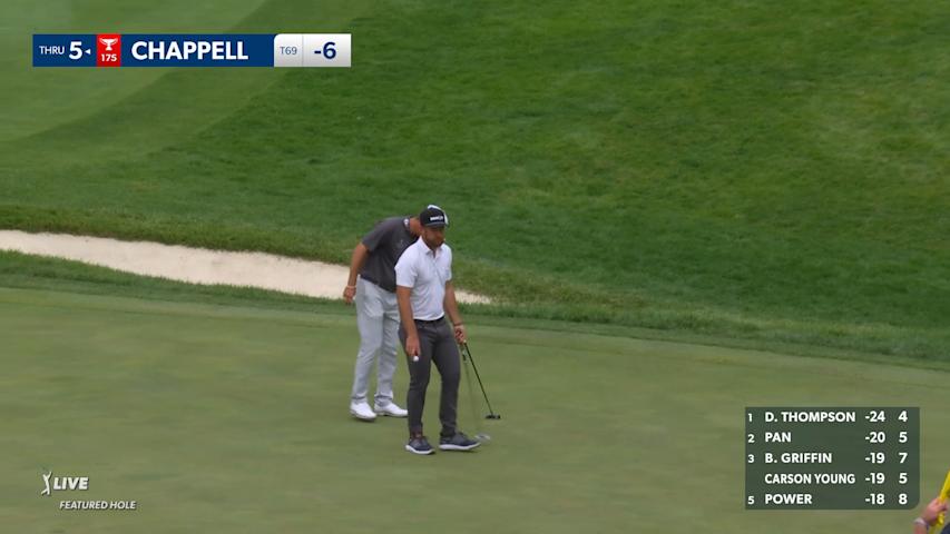 Kevin Chappell makes birdie at John Deere