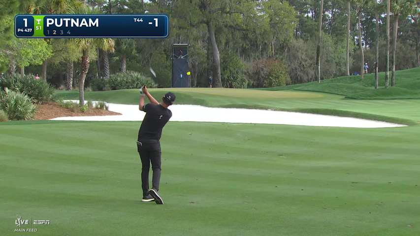 Andrew Putnam hits 115-yard approach to 9 feet, sets up birdie at THE PLAYERS