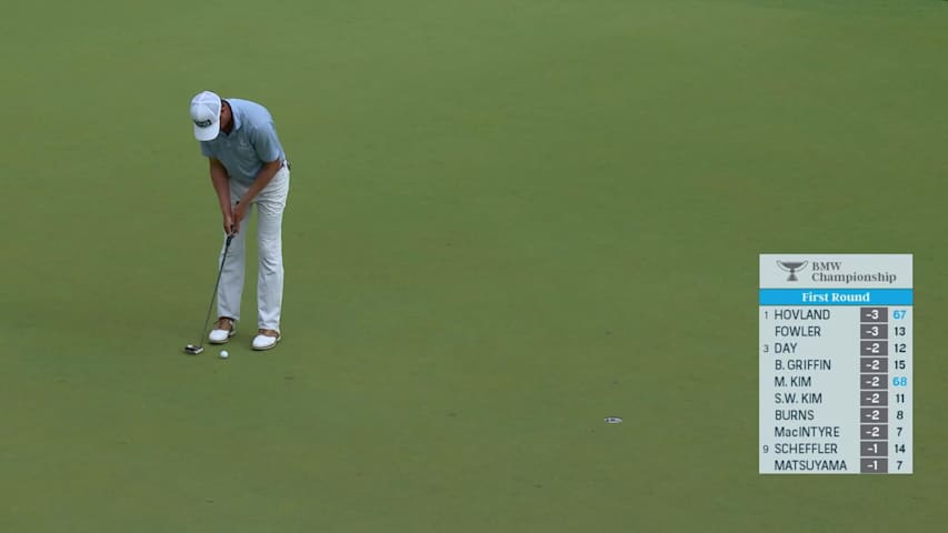 Harris English makes birdie on No. 14 at BMW Championship