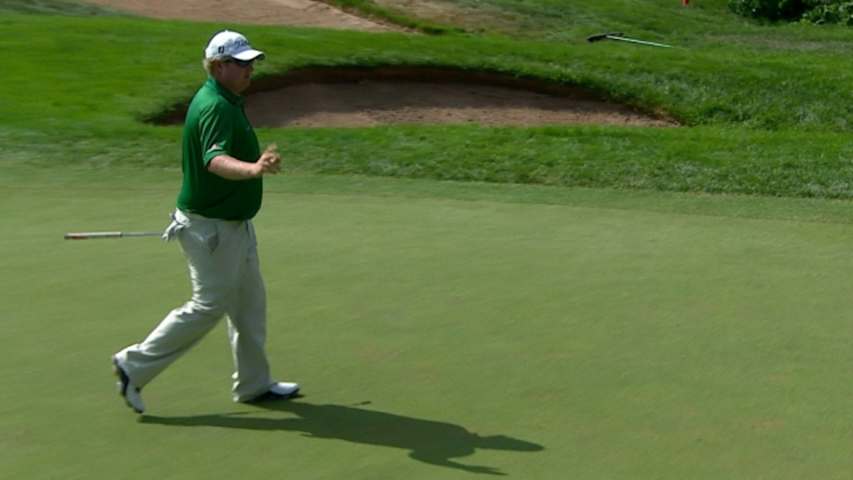 Brad Fritsch pours in a 22-foot eagle putt at RBC Canadian