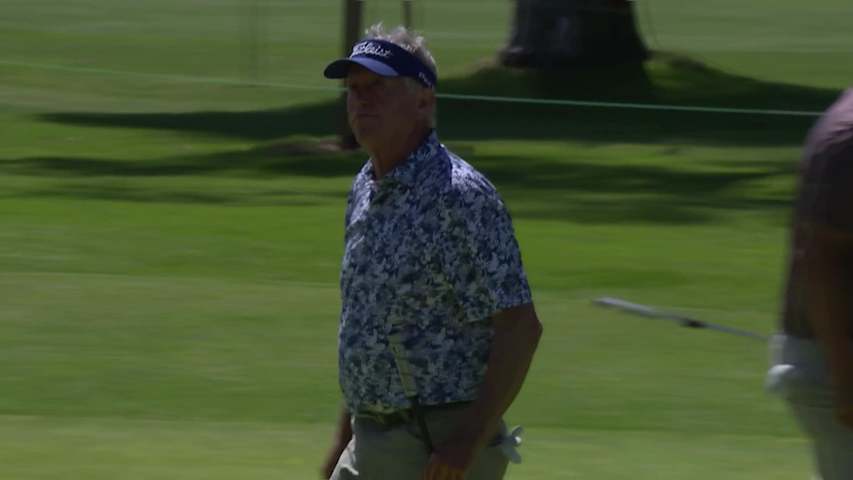 Michael Allen makes birdie on No. 7 at Hoag Classic