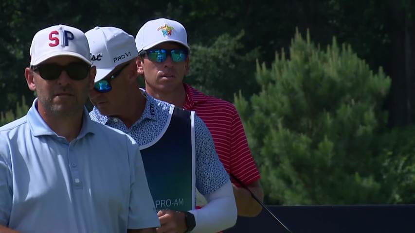 Ben Kohles makes birdie on No. 9 at BMW Charity Pro-Am