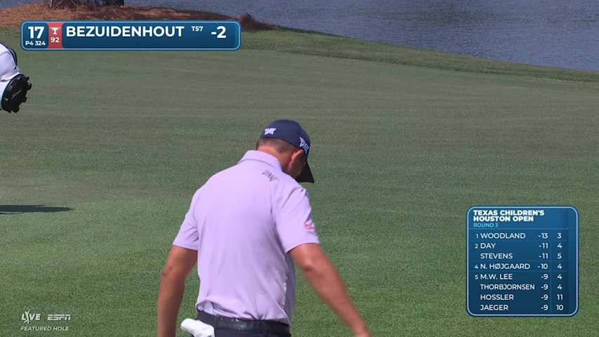 Christiaan Bezuidenhout hits impressive drive, converts birdie at Texas Children's