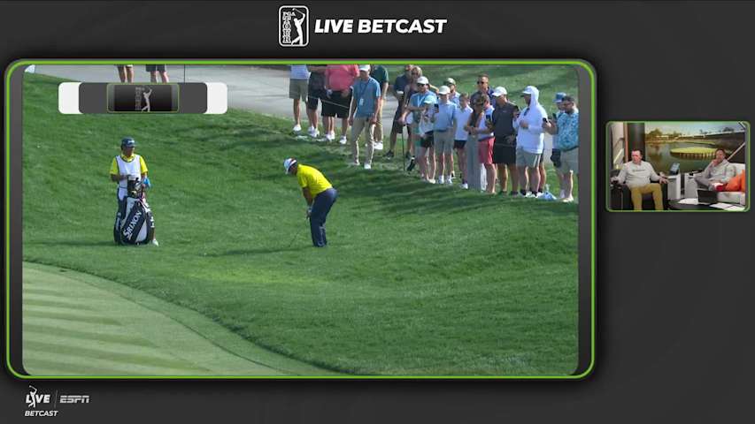 Hideki Matsuyama sinks 9-foot birdie putt on No. 11 at THE PLAYERS