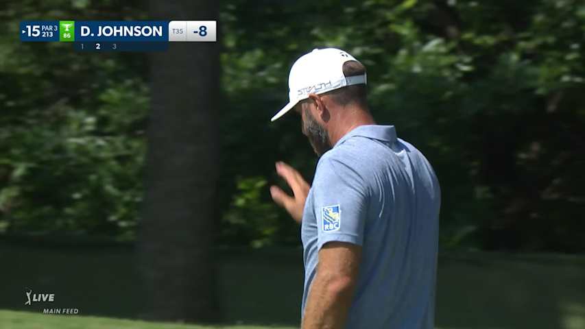 Dustin Johnson's 33-footer to birdie from fringe at AT&T Byron Nelson
