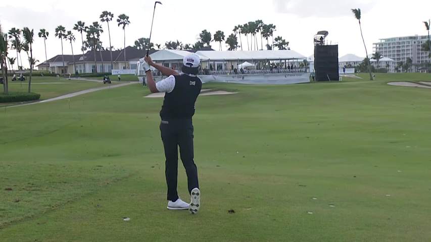 S.H. Kim birdies the 72nd hole to post clubhouse lead at The Bahamas Golf Classic