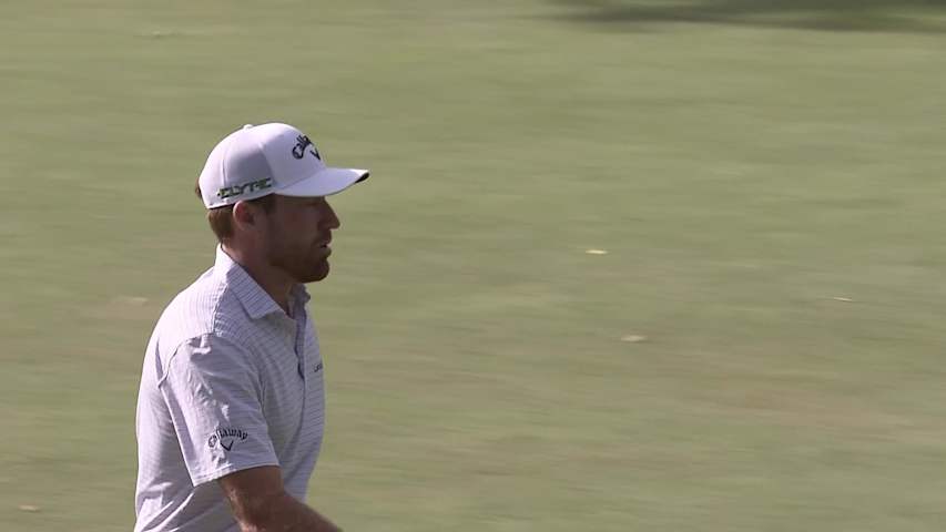 Robby Shelton makes birdie putt on No. 15 at Utah Championship