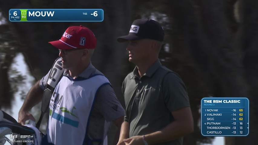 William Mouw makes birdie on No. 6 at The RSM Classic