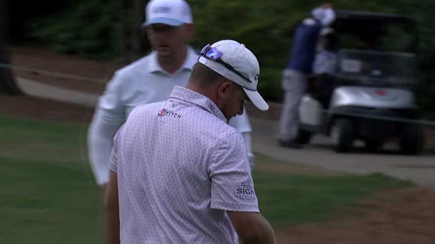Mitchell Meissner makes birdie on No. 16 at BMW Charity Pro-Am