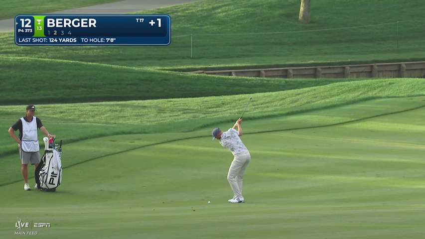 Daniel Berger hits 124-yard approach to 8 feet, sets up birdie on No. 12 at THE PLAYERS