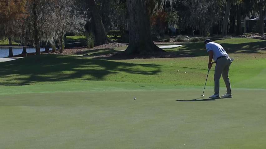 Dylan Wu makes birdie on No. 8 at PGA TOUR Q-School