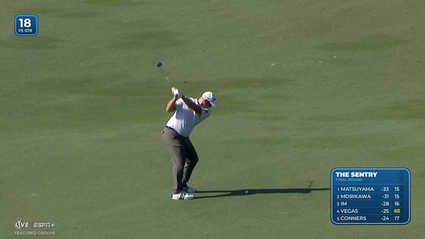 Sepp Straka's great approach sets up birdie putt at The Sentry