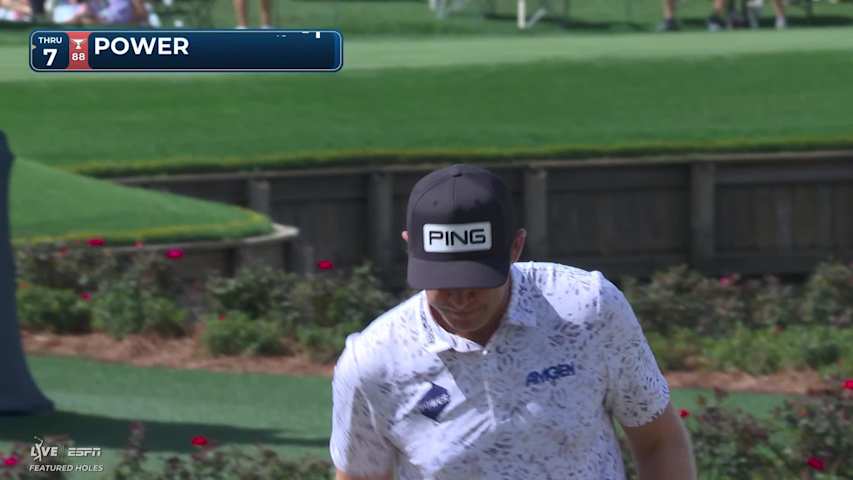 Seamus Power taps in from 4 feet for birdie on No. 16 at THE PLAYERS