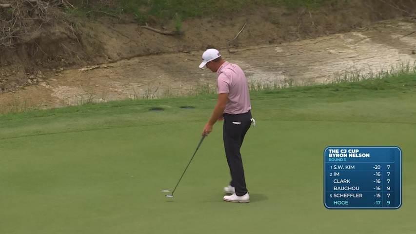Tom Hoge reaches par-5 No. 9 in two, makes eagle at THE CJ CUP