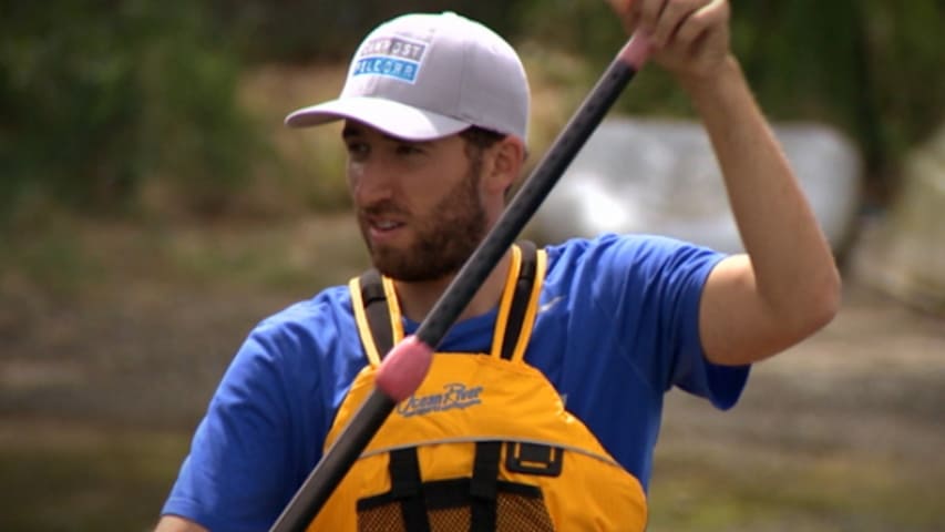 Paddleboarding with an Olympic gold medalist