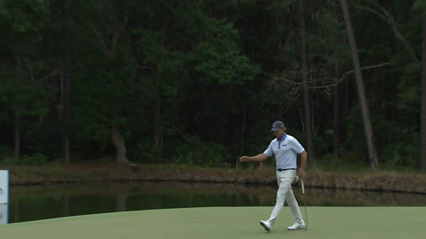 Mario Tiziani drains lengthy putt for eagle at FURYK & FRIENDS