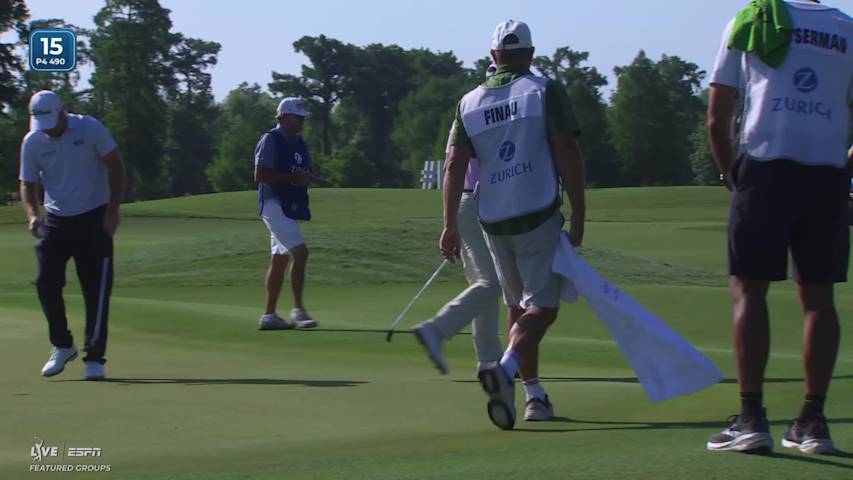 Team Horschel/Hoge makes birdie on No. 13 at Zurich Classic