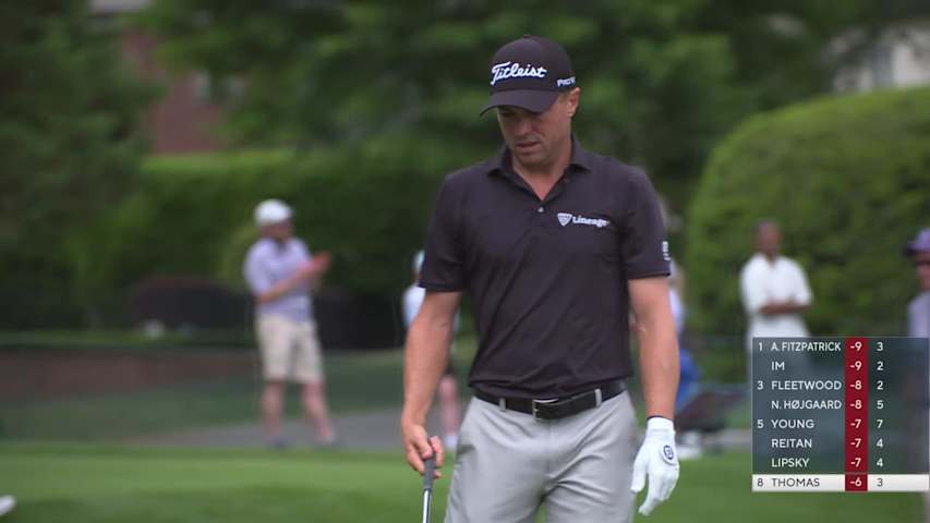 Justin Thomas hits tee shot to 9 feet, sets up birdie on No. 4 at Truist Championship
