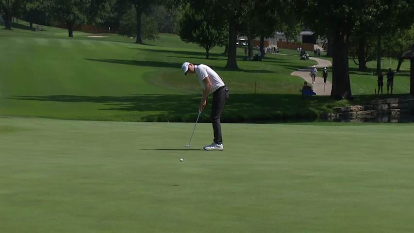 Tommy Morrison makes birdie on No. 13 at AdventHealth