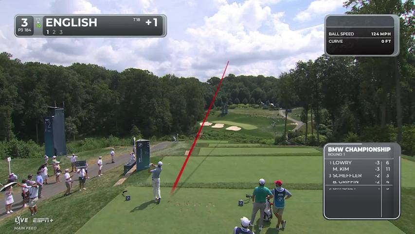 Harris English makes birdie on No. 3 at BMW Championship