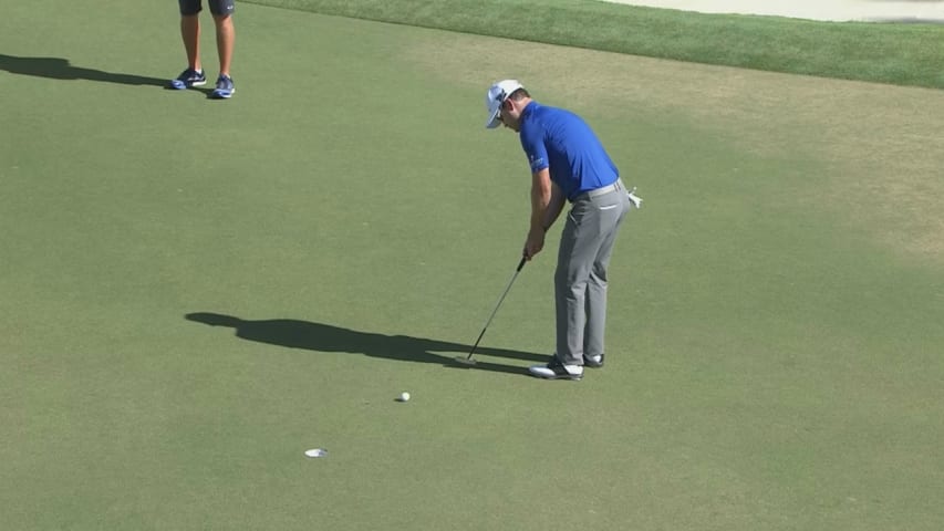 Zach Johnson cards birdie on No. 17 at Sony Open