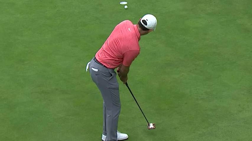 Rory McIlroy drains 15-foot birdie putt at WGC-Mexico