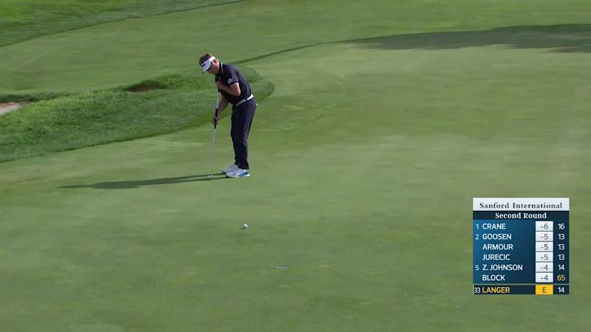 Bernhard Langer makes birdie on No. 15 at Sanford International