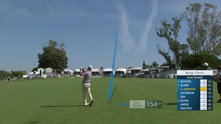 Zach Johnson makes birdie on No. 18 at Hoag Classic