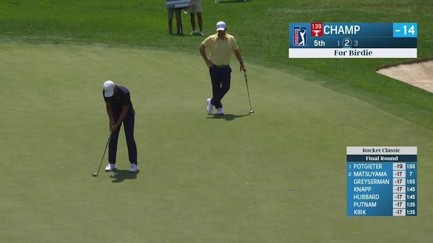 Cameron Champ makes birdie on No. 5 at Rocket Classic