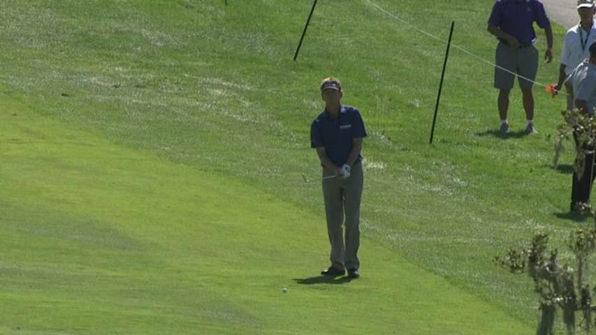 Brad Faxon’s beautiful approach on No. 14 at Nature Valley First Tee Open