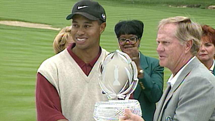 Jack Nicklaus talks about Tiger Woods at 2000 Memorial Tournament