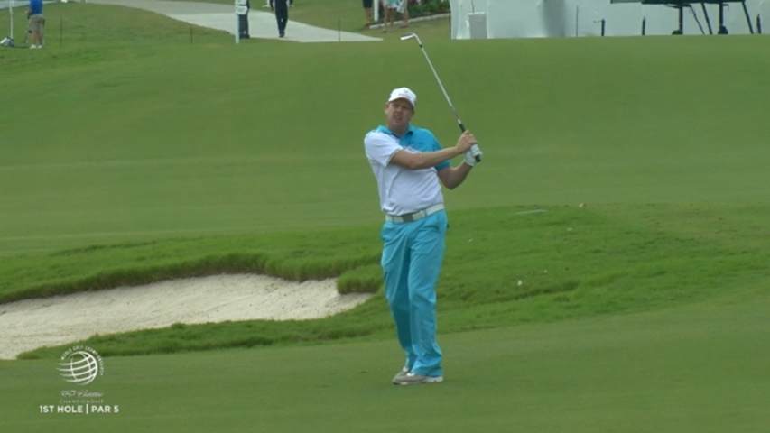 Steven Jeffress’ second shot to 9 feet yields birdie at Cadillac Championship