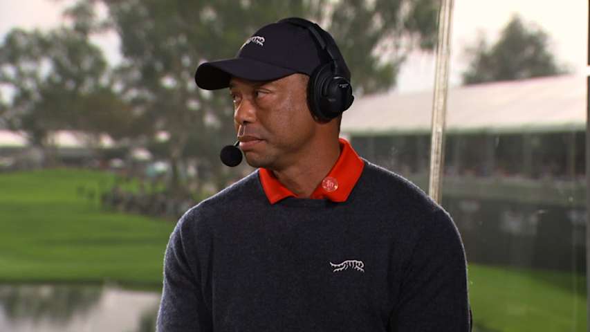 Tiger Woods interview during Round 4 at The Genesis