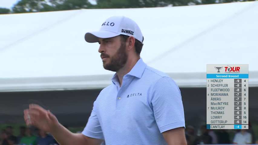 Patrick Cantlay makes birdie on No. 5 at TOUR Championship
