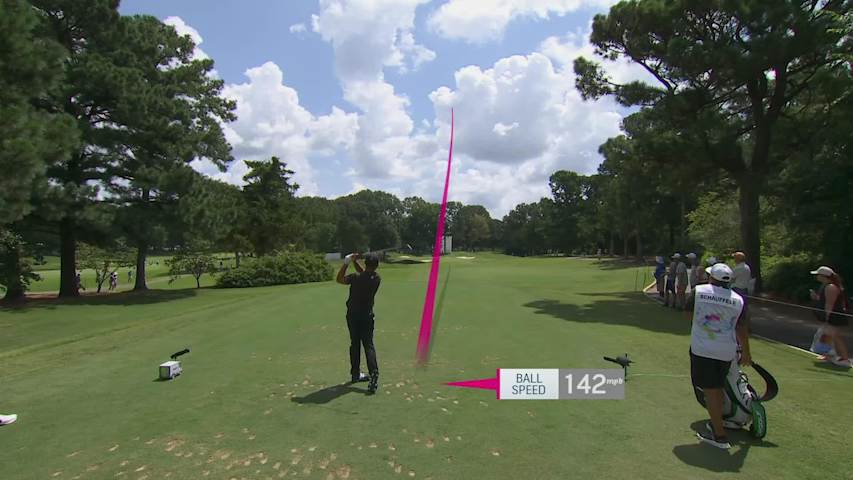 Xander Schauffele makes birdie on No. 4 at FedEx St. Jude