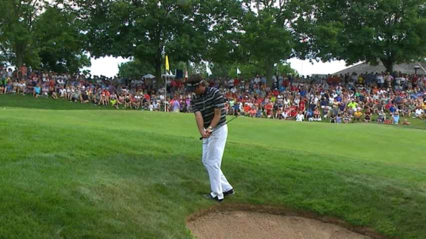 Bubba Watson’s capitalizes with birdie from awkward lie at RBC Canadian