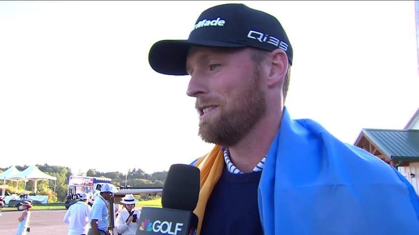 Pontus Nyholm interview after Round 4 of Korn Ferry Tour Championship