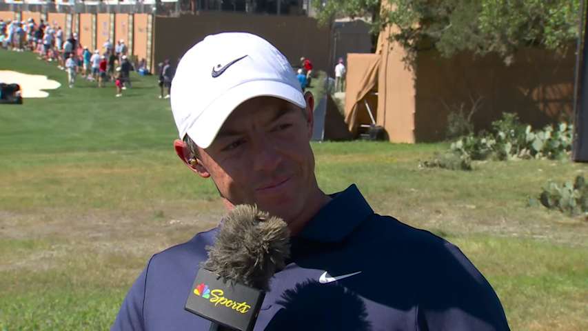 Rory McIlroy joins Smylie Kaufman on Friday broadcast at Valero