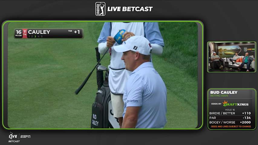 Bud Cauley hits 100-yard approach to 5 feet, sets up birdie on No. 16 at THE PLAYERS