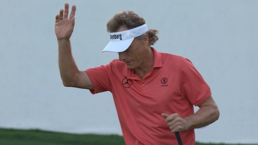 Bernhard Langer makes closing eagle at Oasis Championship