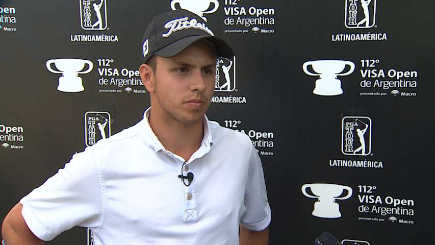 Entrevista con Marcos Montenegro tras Ronda 1 del 112º VISA Open de Argentina