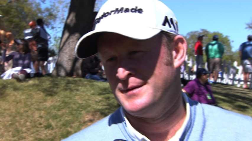 Jamie Donaldson interview after Round 2 of Dell Match Play