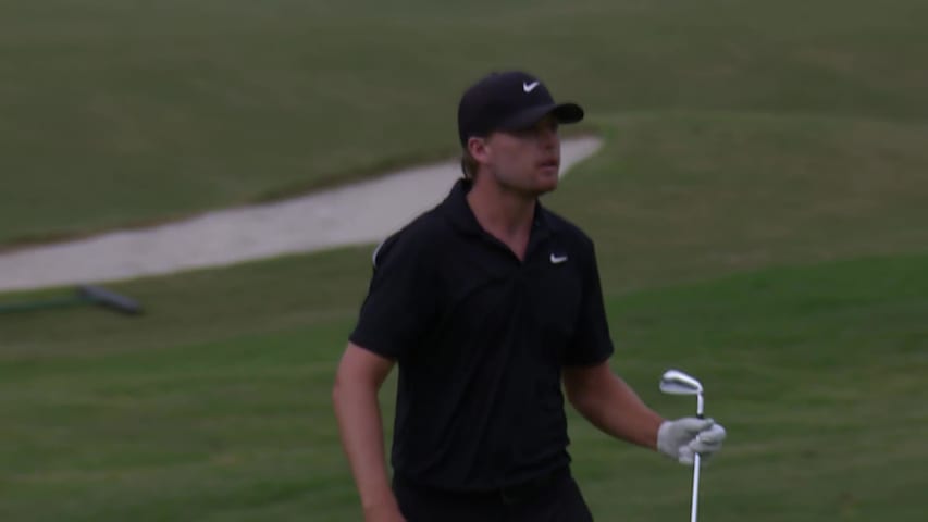 Preston Summerhays makes birdie on No. 15 at BMW Charity Pro-Am