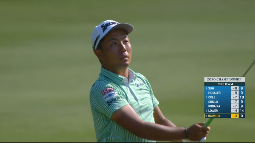 Yuki Inamori makes bounce-back birdie on No. 10 at ZOZO CHAMPIONSHIP