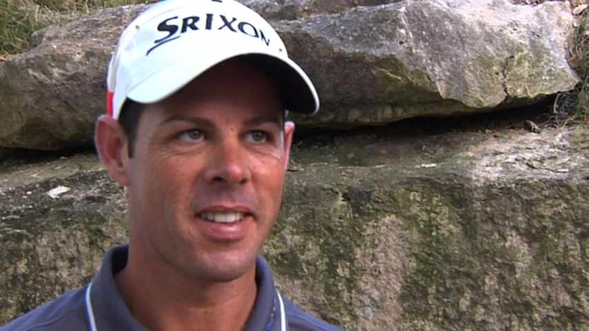 Jaco Van Zyl interview after Round 1 of Dell Match Play