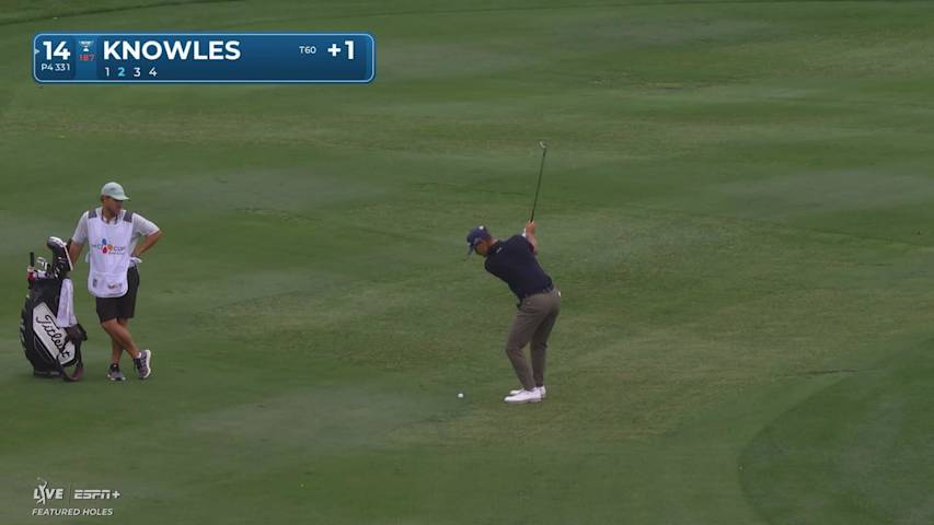 Philip Knowles makes birdie on No. 14 at THE CJ CUP