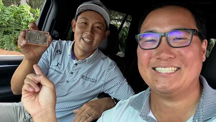 Cancer survivor Jeremy Wu caddies for brother Dylan en route to TOUR card at Q-School
